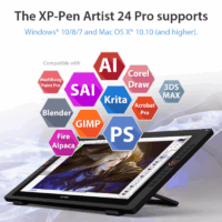 Tablette Graphique Xp-pen Artist 24 Pro 23.8” FHD – Noir Tunisie