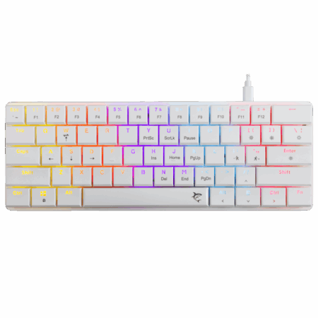Clavier Gaming White Shark Nagamaki Red Switches – Blanc- GK-006211 Tunisie