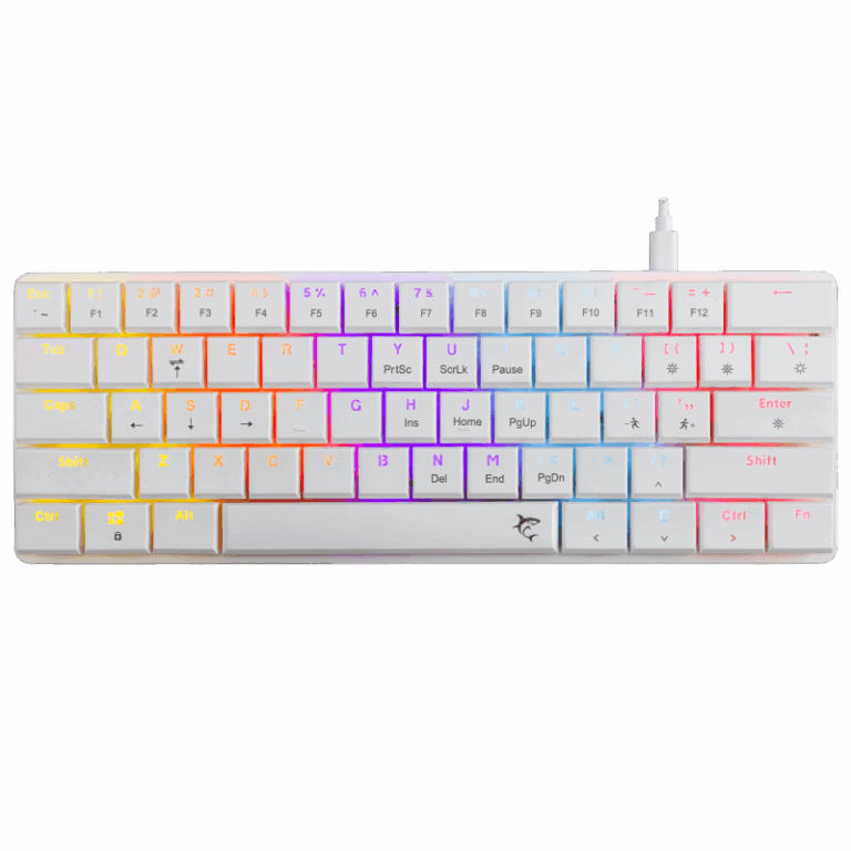 Clavier Gaming White Shark Nagamaki Red Switches – Blanc- GK-006211 Tunisie