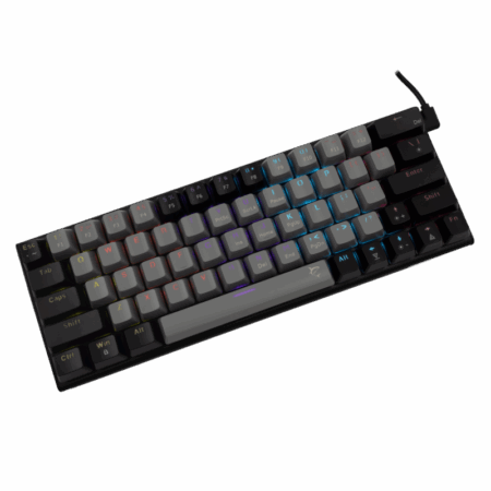 Clavier Gaming White Shark Wakizashi Blue Switches – Gris et Noir -GK-002721V2 Tunisie