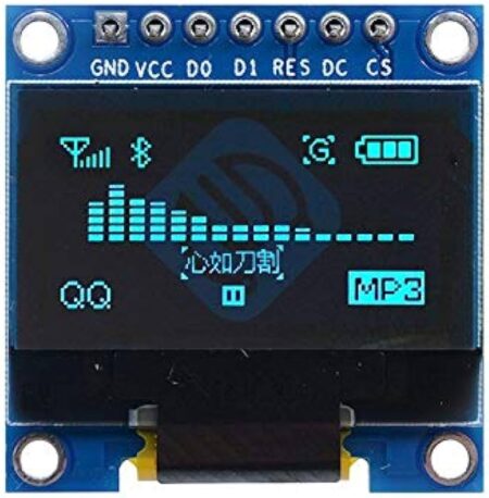 Afficheur LCD LED SSD1306 SSD1309 0.96 128X64 OLED I2C (Bleu ou Jaune) Tunisie