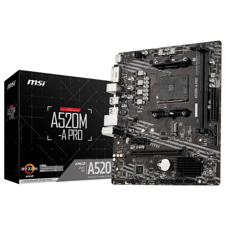 Carte Mère MSI A520M-A PRO -911-7C96-044 Tunisie