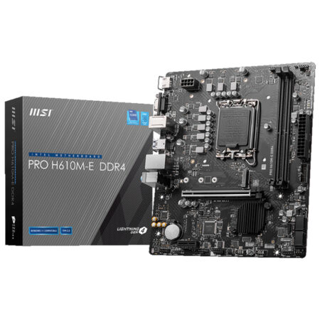Carte Mère MSI PRO H610M-E DDR4 – 911-7D48-066 Tunisie