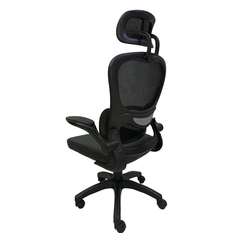 Chaise Directeur Mesh Molo Noir -Base Chrome Tunisie