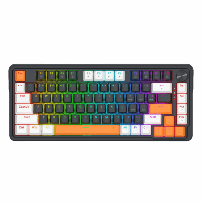 Clavier Gamer Mécanique REDRAGON LAND SHAKER K714BWO – K714BWO-RGB Tunisie