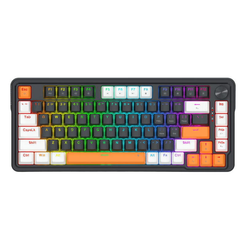 Clavier Gamer Mécanique REDRAGON LAND SHAKER K714BWO – K714BWO-RGB Tunisie