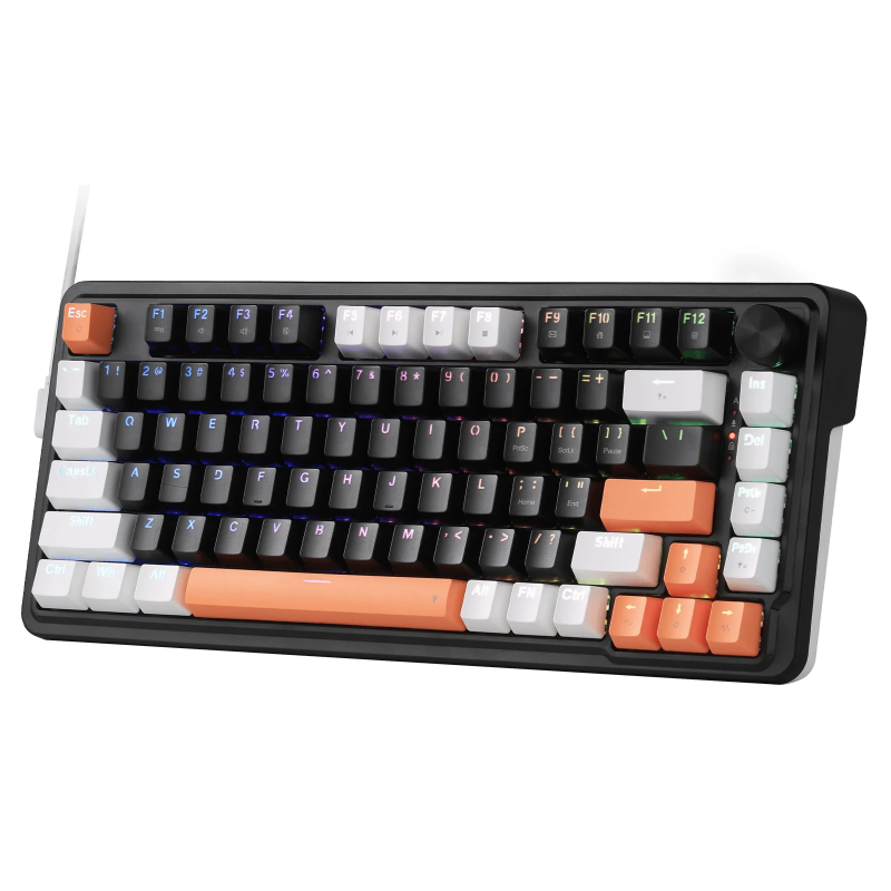 Clavier Gamer Mécanique REDRAGON LAND SHAKER K714BWO – K714BWO-RGB Tunisie
