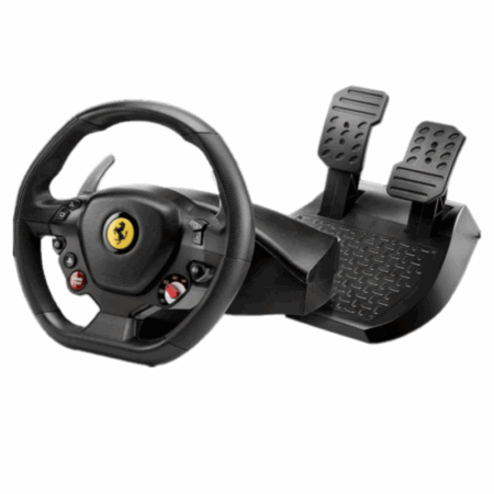 Volant de Course et Pédales Thrustmaster T80 Ferrari 488 GTB Edition -Noir -3362934110314 Tunisie
