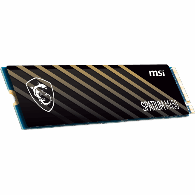 Disque Dur Interne SSD MSI SPATIUM M450 v1 PCIe 4.0 NVMe M.2 500 Go – S78-440K380-P83 Tunisie
