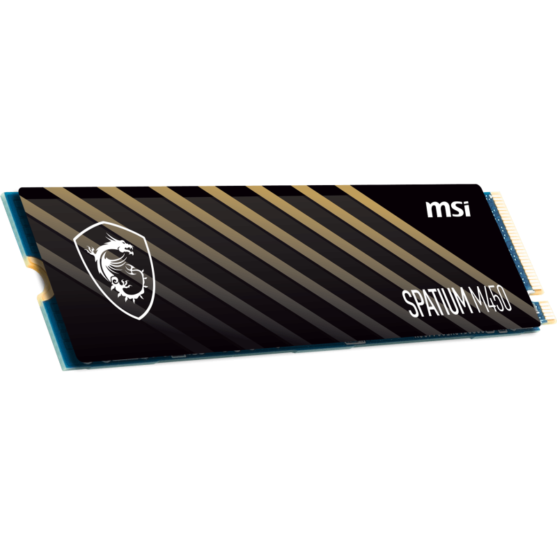 Disque Dur Interne SSD MSI SPATIUM M450 v1 PCIe 4.0 NVMe M.2 500 Go – S78-440K380-P83 Tunisie