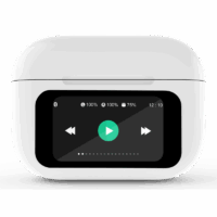 Écouteurs Sans Fil Gembird TWS-LCD-ANC-01-BK Hi-Fi In-ear Blanc Tunisie