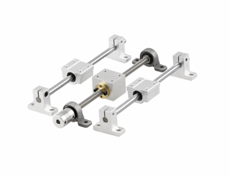 Kits de rails de guidage vis sans fin T8 500 mm + axe optique + support de roulement KFL08 ou KP08 + support de boîtier d’écrou de vis pour imprimante 3D (choisir vertical ou horizontal) Tunisie