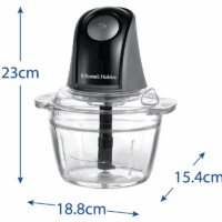 Mini Hachoir Russell Hobbs Desire Matte Charcoal 27131-56 Noir Tunisie