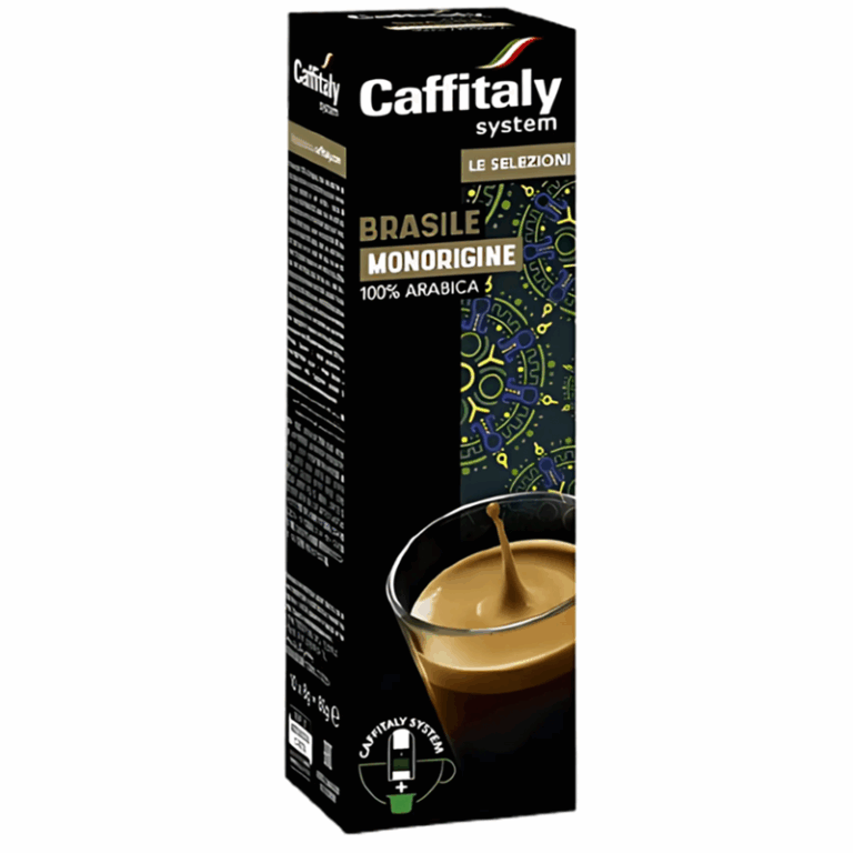 Paquet De 10 Capsules Caffitaly Monorigine Brasile Tunisie