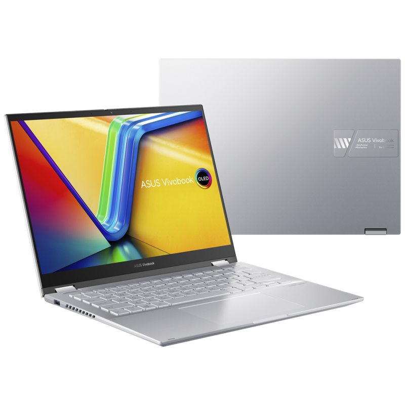 Pc Portable Asus Vivobook S 14 Flip I7 13Gen 8 Go 512 Go – Silver – TP3402VA-LZ264W Tunisie