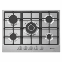 Plaque de Cuisson Focus F.478B 5 Feux 70 cm Noir Tunisie