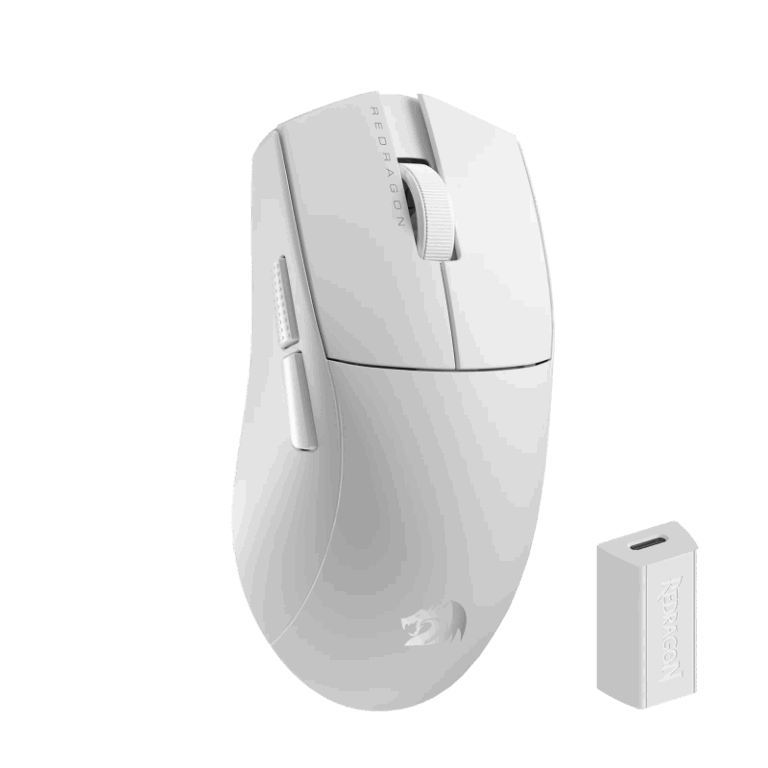 Souris Gamer Sans Fil REDRAGON KING PRO M916W-PRO-4K Blanc Tunisie