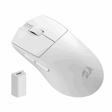 Souris Gamer Sans Fil REDRAGON KING PRO M916W-PRO-4K Blanc Tunisie