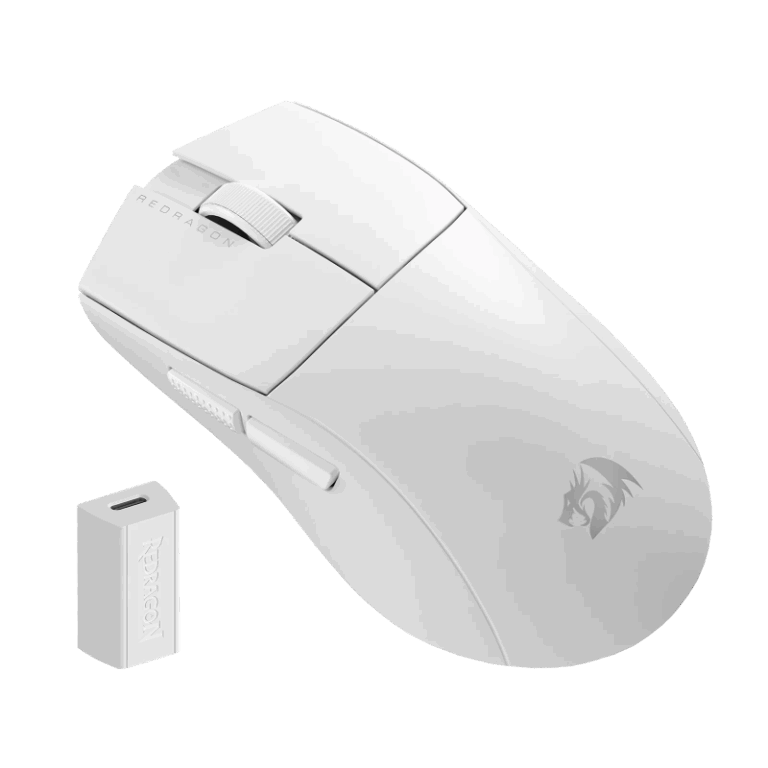 Souris Gamer Sans Fil REDRAGON KING PRO M916W-PRO-4K Blanc Tunisie