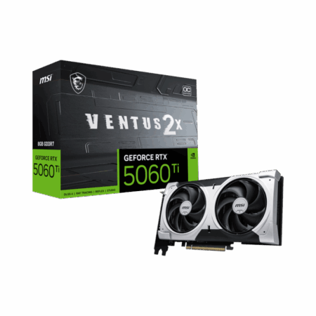 Carte Graphique Msi Geforce Rtx 5060 Ti Ventus 2x Oc Plus 8 Go Gddr7 -912-V536-050 Tunisie