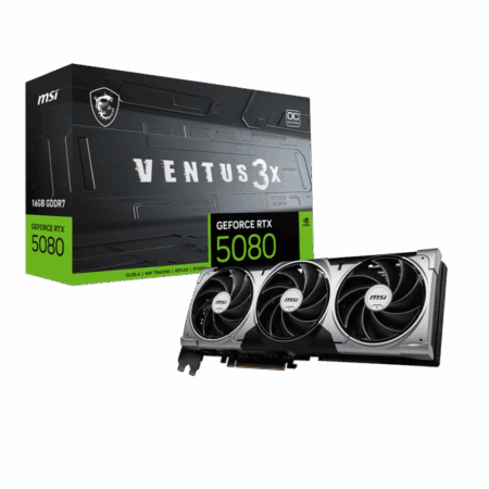 Carte Graphique Msi Geforce Rtx 5080 Ventus 3x Oc 16 Go Gddr7 -912-V531-264 Tunisie