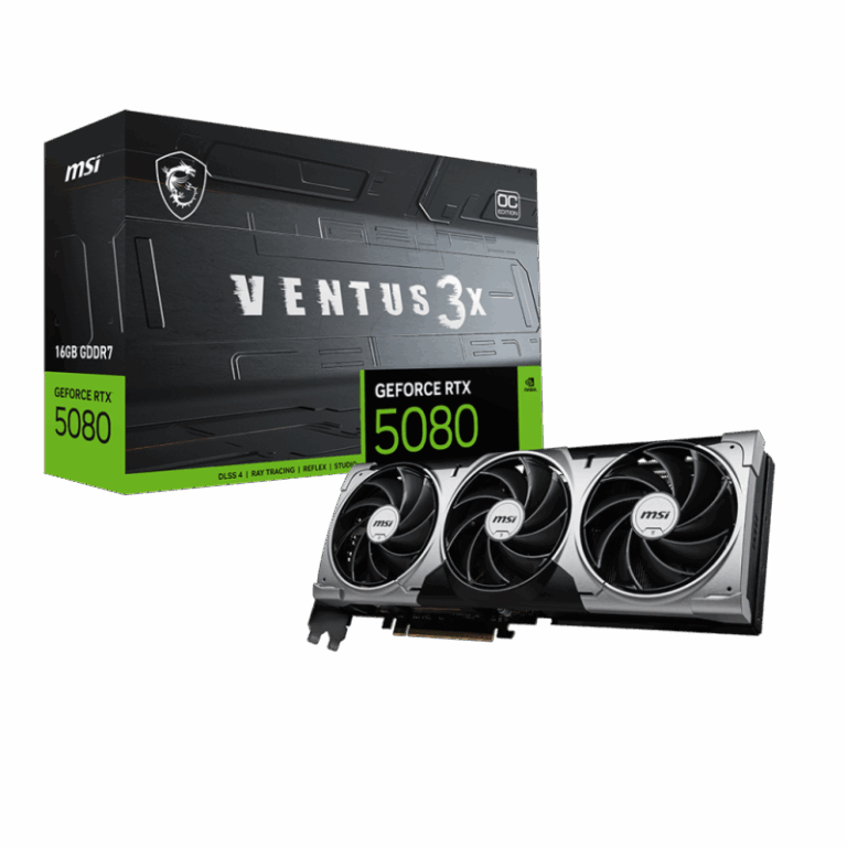 Carte Graphique Msi Geforce Rtx 5080 Ventus 3x Oc 16 Go Gddr7 -912-V531-264 Tunisie