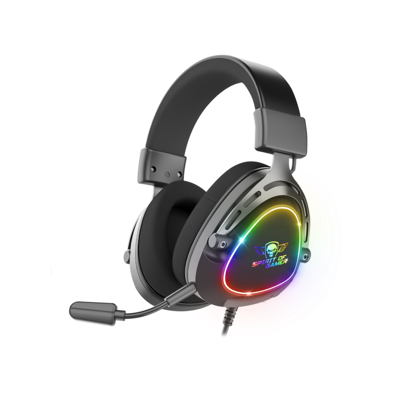 Casque Micro Gaming Spirit Of Gamer Elite H40 Dark Rgb – Noir- MIC-EH40BK Tunisie