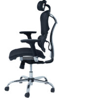 Chaise Directeur Hero Base Chrome – Noir Tunisie