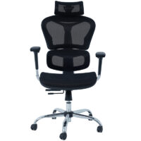 Chaise Directeur Hero Base Chrome – Gris Tunisie