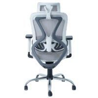 Chaise Directeur Spider Base Chrome – Gris Tunisie