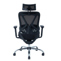 Chaise Directeur Moon Base Chrome – Noir Tunisie