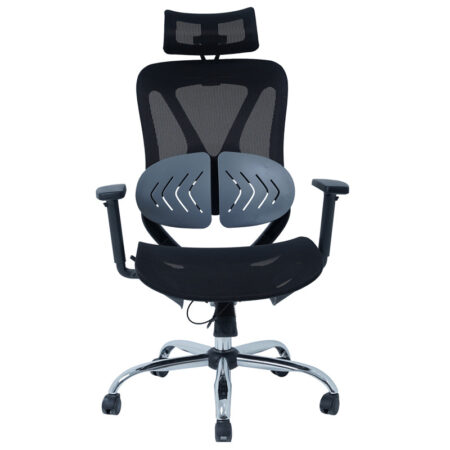 Chaise Directeur Moon Base Chrome – Noir Tunisie