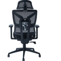Chaise Directeur Oxygène Base Chrome – Noir Tunisie