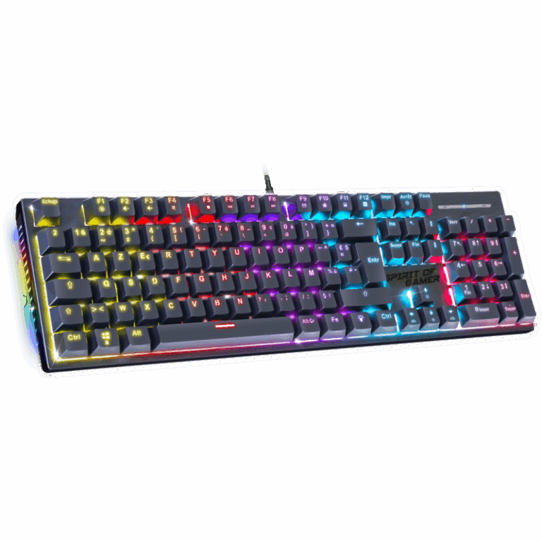 Clavier Sans Fil Mécanique Spirit of Gamer XPERT K250 RGB Switch Rouge – Noir – CLA-XK250BK Tunisie