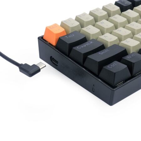 Clavier Gamer Mécanique REDRAGON LAKSHMI – Orange & Gris & Noir – K606 Tunisie