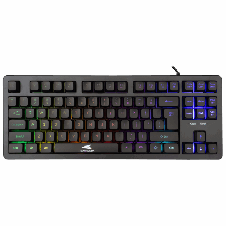Clavier Gaming Baracuda Krill – Noir -Bgk-01114bk Tunisie