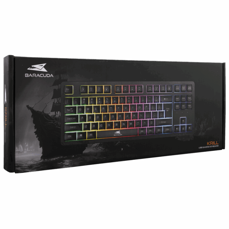 Clavier Gaming Baracuda Krill – Noir -Bgk-01114bk Tunisie