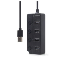 Hub Usb Gembird 4 Ports – Noir – UHB-U2P4P-01 Tunisie