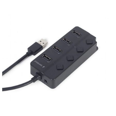 Hub Usb Gembird 4 Ports – Noir – UHB-U2P4P-01 Tunisie