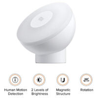 Lampe Xiaomi Mi Motion-activated Night Light 2 -Blanc – 35131 Tunisie