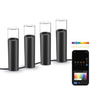 Lot de 4 Balises Extérieures Smart LED KSIX WiFi + APP 12W – BXOUTL2 Tunisie