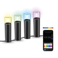 Lot de 4 Balises Extérieures Smart LED KSIX WiFi + APP 12W – BXOUTL2 Tunisie