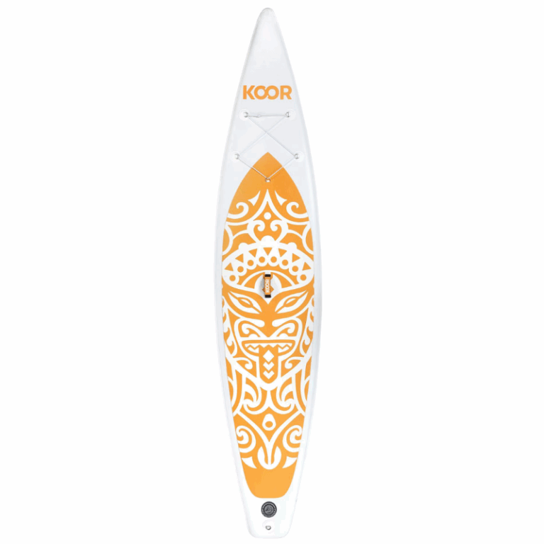 Planche à pagaie Koor Moolaka Touring 11.6 pieds – Blanc & Orange Tunisie