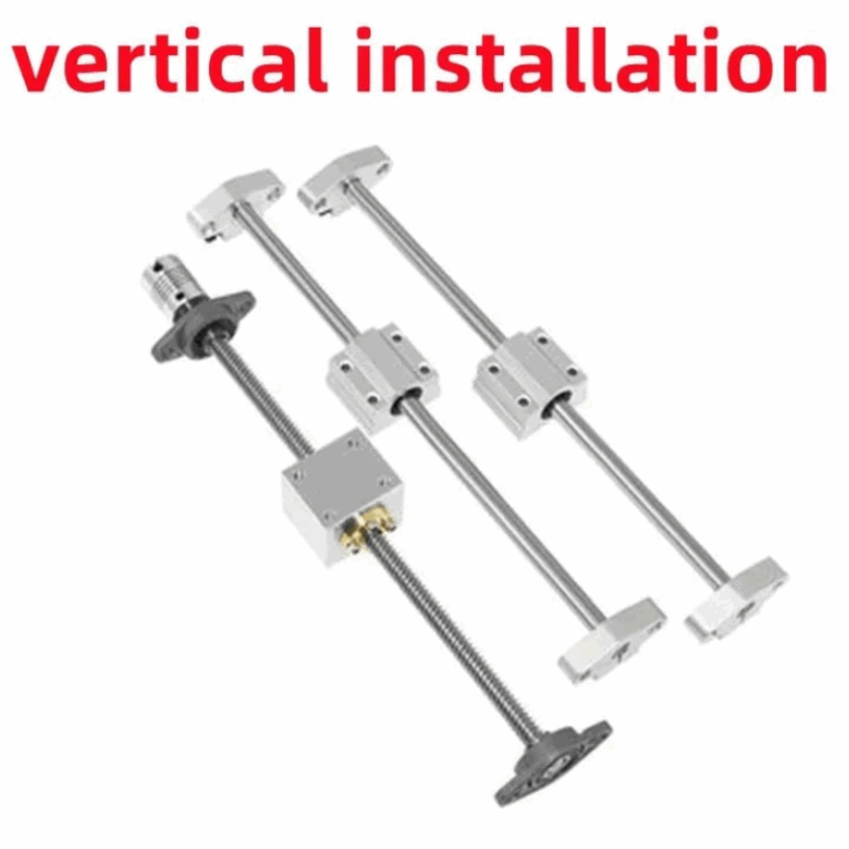 Kits de rails de guidage vis sans fin T8 500 mm + axe optique + support de roulement KFL08 ou KP08 + support de boîtier d’écrou de vis pour imprimante 3D (choisir vertical ou horizontal) Tunisie