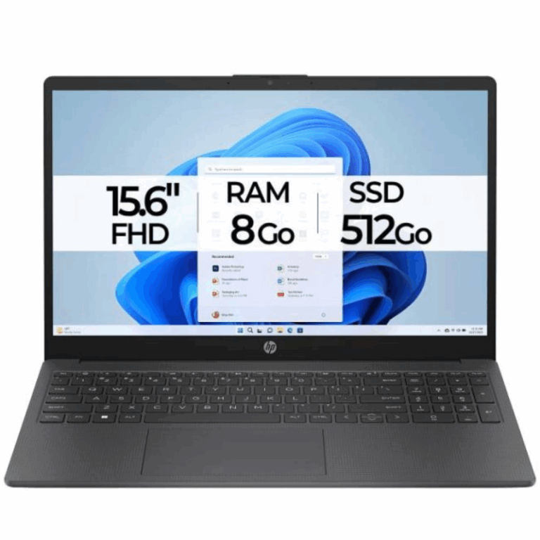 Pc Portable Hp 15-fd0096nk I5 13è Gén 8go 512go Ssd – Gris – 9R492EA Tunisie