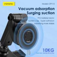 Support magnétique Voiture Foneng – Noir – CP115 Tunisie