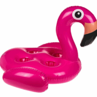 Porte-gobelet gonflable Flamingo -Rose Tunisie
