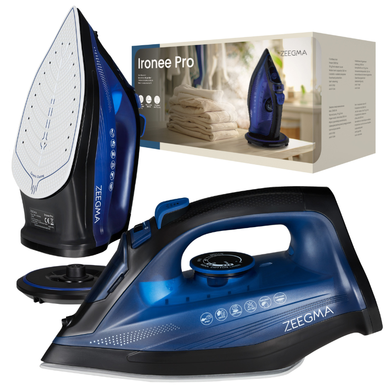 Fer à Repasser Sans Fil Zeegma Ironee Pro 2600 W Bleu Tunisie