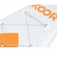 Planche à pagaie Koor Moolaka Touring 11.6 pieds – Blanc & Orange Tunisie