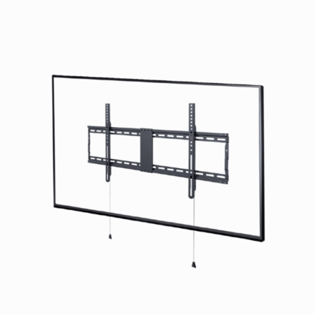 Support mural Gembird pour téléviseur fixe 43”-90” 70 kg -Noir -WM-90F-01 Tunisie